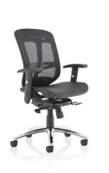 Mirage II Executive Chair Black Mesh With Arms Without Headrest