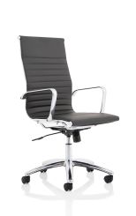 Fenn Black Faux Leather Executive Chair