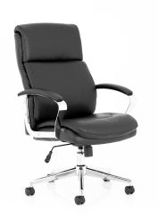 Tunis Black Soft Bonded Leather Executive Chair