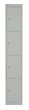 Bisley 4 Door 45.7 Locker - Goose Grey 
