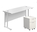 Big Bundle Deal - 1200 Rect Desk & 2 Drawer Pedestals 
