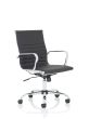 Nola Medium Black Soft Bonded Leather Executive Chair