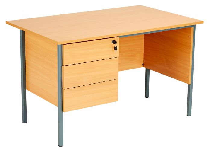 Eco 18 1200X750 4 Leg Rectangular Desk 3D