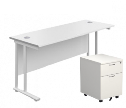 Big Bundle Deal - 1200 Rect Desk & 2 Drawer Pedestals 