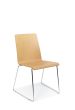 Björn Sled Base Wooden Chair - Beech