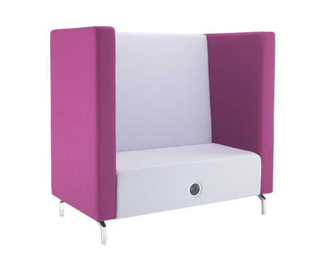 Phonic High 2 Seater Sofa Bands Fabric