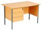 Eco 18 1200X750 4 Leg Rectangular Desk 3D