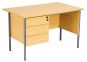 Eco 18 1200X750 4 Leg Rectangular Desk 3D