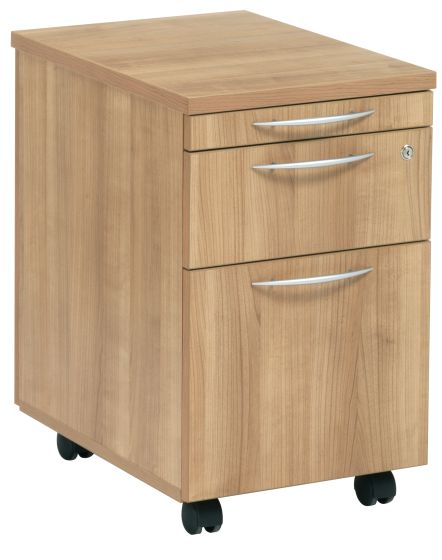 E Space 2 Drawer Mobile Ped Cappuccino 