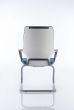 Xenon Visitor White Shell Blue Fabric With Arms