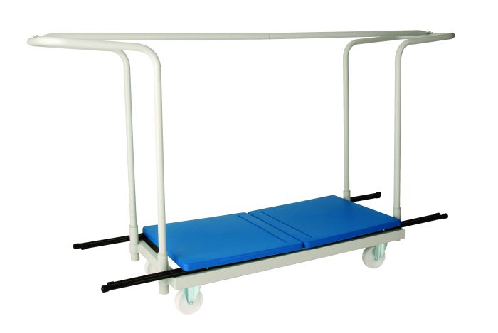 Titan Exam Desk Trolley - White 