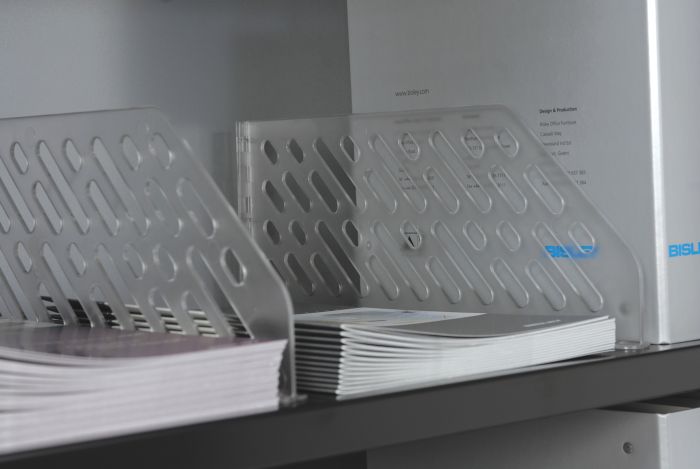 Bisley Essentials Slotted Shelf Dividers Inc 5 Dividers - Opaque 