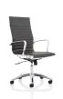 Fenn Black Faux Leather Executive Chair