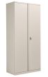 Bisley Essentials Steel Double Door 1985 Cupboard - Goose Grey 