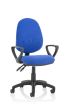 Eclipse Plus II Lever Task Operator Chair Colour With Loop Arms