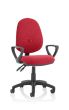 Eclipse Plus II Lever Task Operator Chair Colour With Loop Arms