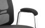 Portland Visitor (Straight Leg) Black Fabric Black Mesh Back With Arms