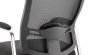 Portland Visitor (Straight Leg) Black Fabric Black Mesh Back With Arms