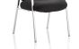 Portland Visitor (Straight Leg) Black Fabric Black Mesh Back With Arms
