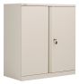Bisley Essentials Steel Double Door 1015 Cupboard - Goose Grey 