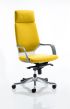 Xenon Headrest White Shell Bespoke Colour Senna Yellow