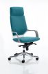 Xenon Headrest White Shell Bespoke Colour Maringa Teal