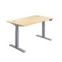 E Desk 1200 X 800 - Silver Frame