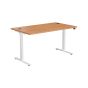 E Desk KD 1400 X 800 - White Frame