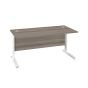 1400 Rectangular Desk & 3 Drawer Mobile Pedestals