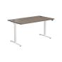 E Desk KD 1400 X 800 - White Frame