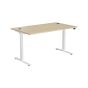 E Desk KD 1400 X 800 - White Frame