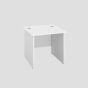 800X800 Panel Rectangular Desk White-White 