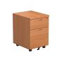 1200 Rectangular Desk & 2 Drawer Mobile Pedestals