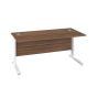1400 Rectangular Desk & 3 Drawer Mobile Pedestals