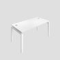Premium 1 Person Bench 1200 X 800 Cable Port White-White 