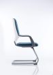 Xenon Visitor White Shell Blue Fabric With Arms