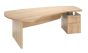E Space Executive Desk Cappuccino - 2 Drawer 