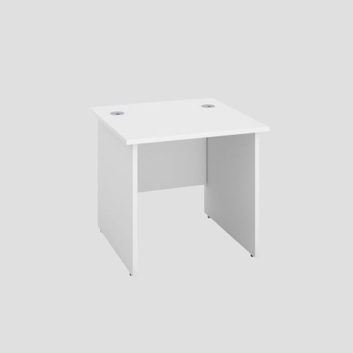 800X800 Panel Rectangular Desk White-White 