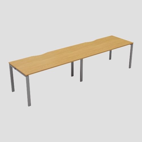 CB 2 Person Single Bench 1600 X 800 Cut Out White-Silver 