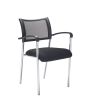 Jupiter Mesh Armchair Chrome Frame 