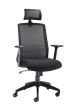 Denali High Back Mesh Chair With Headrest Black 