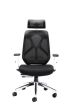 Maldini High Back Mesh Chair White Plastic And Black Mesh  